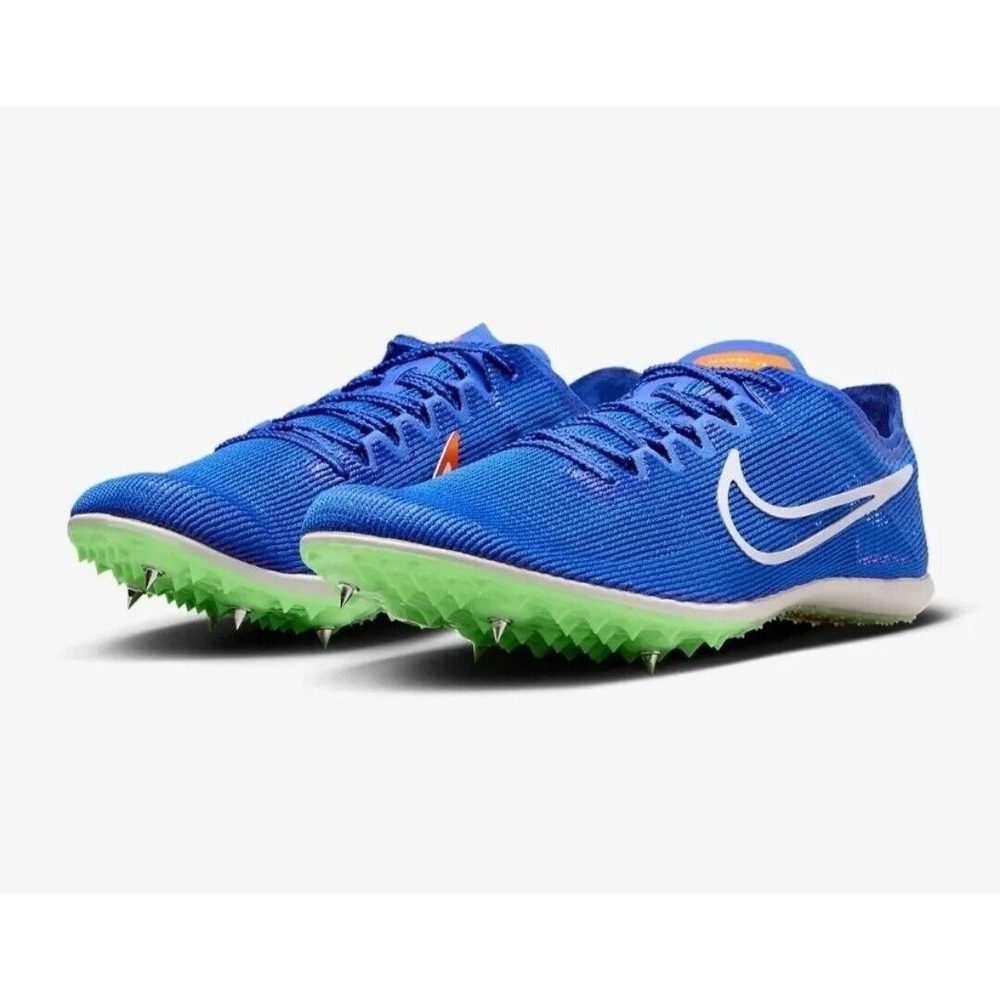 Size 11.5 - Nike Zoom Mamba 6 Spikes Track & FIELD Mid‎ Long Distance Racer Blue